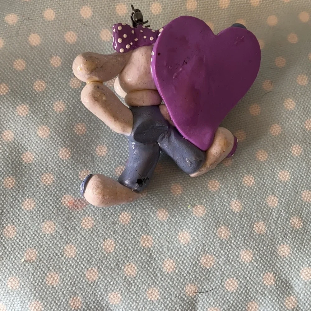 Handcrafted; Easter Bunny; Pastel; Ornament; - Picture 6 of 7
